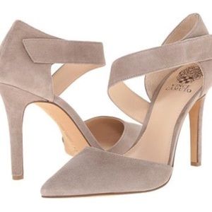 Vince Camuto Carlotte Asymmetrical suede pump